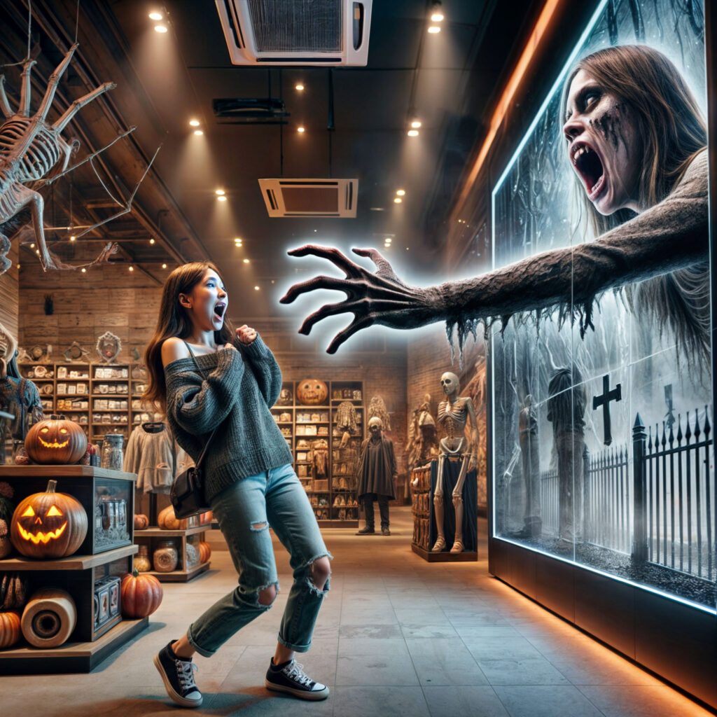 Affichage dynamique pour communications promotions événements spot visuels thème Halloween avec EazyScreen Web