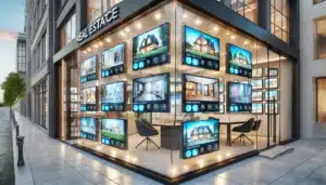 EazyScreen Web affichage dynamique de biens, projets et annonces pour agences immobilieres