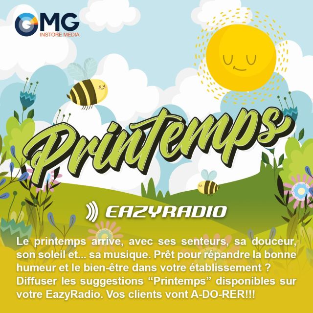 Le Printemps arrive sur Eazyradio !
Spring and Folk : https://cutt.ly/QSiCMzV
Chill Out Cool tempo : https://cutt.ly/ISiCHUU
Electro posé : https://cutt.ly/oSiVI8t
#printemps #spring #nature #flowers #fleurs #france #jardin #eazyradio #ambiancemusicale